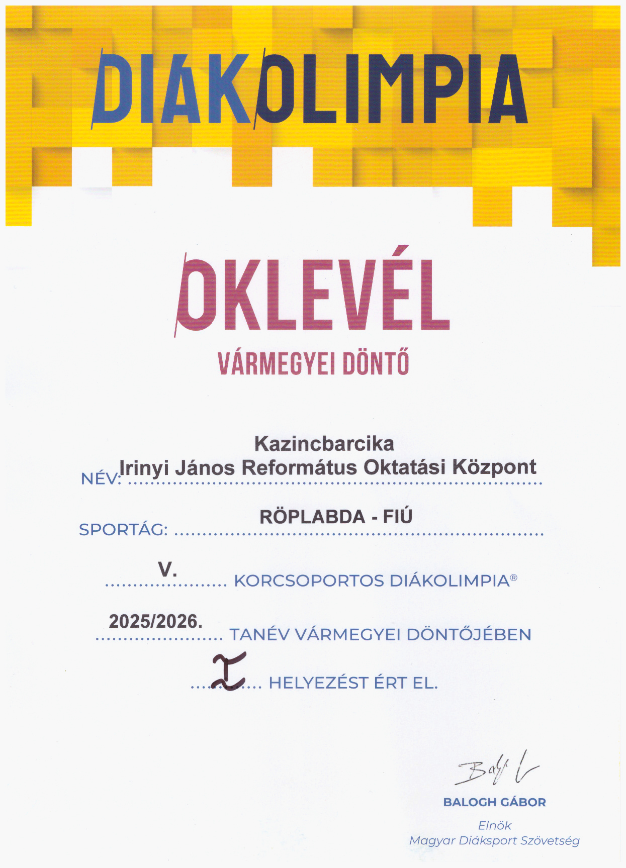 Oklevel MD 5kcs